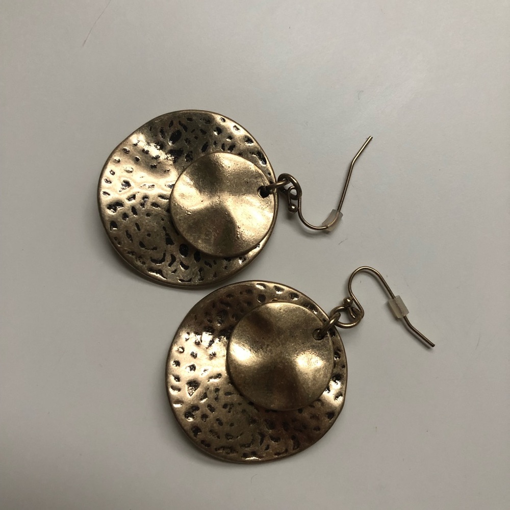 Gold earrings
